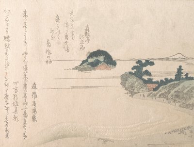 Île de la Tortue et Fujiyama, 19ème siècle - Shinsai