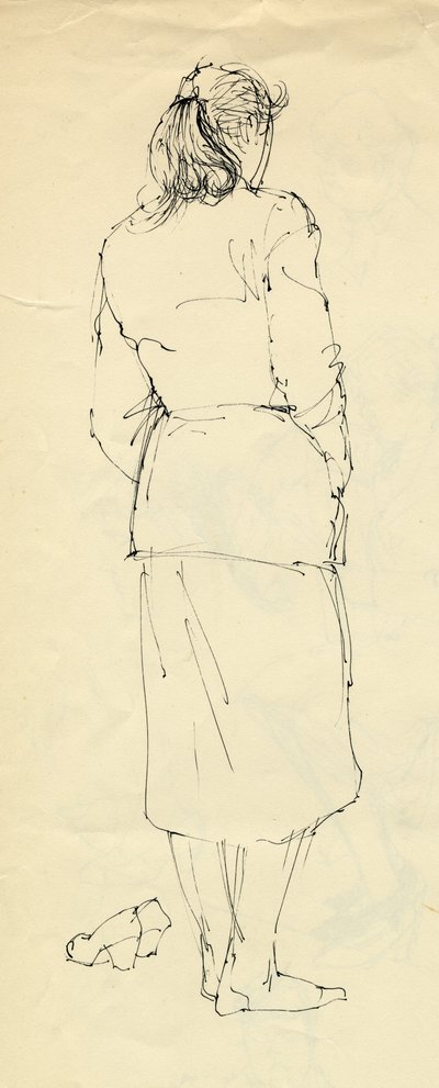 Femme en bas vue de dos, 1953 - Shirley Markham