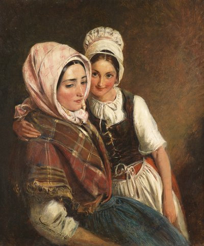 Mère et fille, 1854 - Simeon Solomon