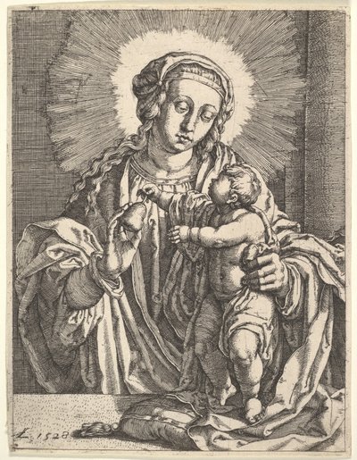 Vierge et enfant - Simon Wynhoutsz Frisius