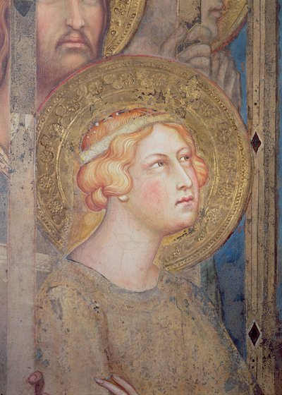 Maesta : Sainte Ursule, 1315 (détail) - Simone Martini