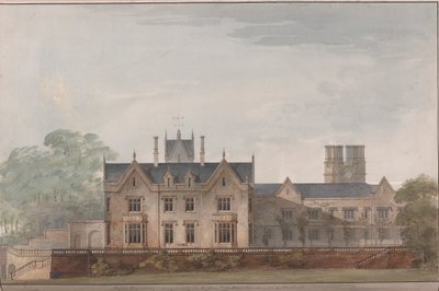 Lilleshall, Shropshire : élévation sud - Sir Jeffry Wyatville