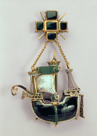 Pendentif de caravelle, années 1580-90 - Spanish School