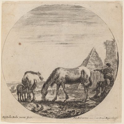 Pyramide de Caius Cestius - Stefano della Bella