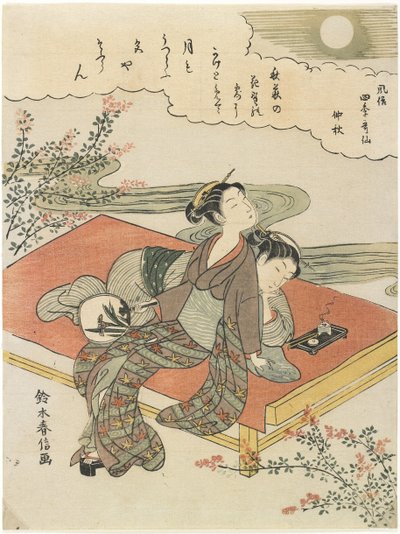 Le huitième mois, vers 1768 - Suzuki Harunobu