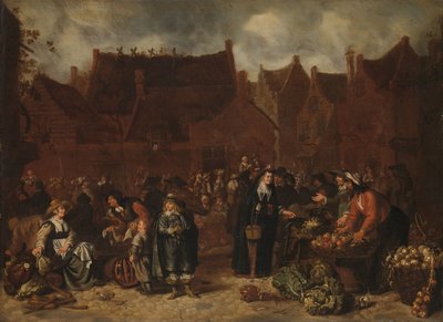 Marché aux légumes - Sybrand van Beest