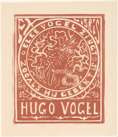 Ex libris de Hugo Vogel - Theo van Hoytema