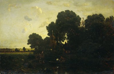 Crépuscule - Theodore Rousseau