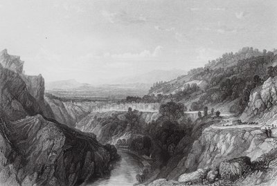 Thiers, Puy-de-Dôme (gravure) - Thomas (after) Allom