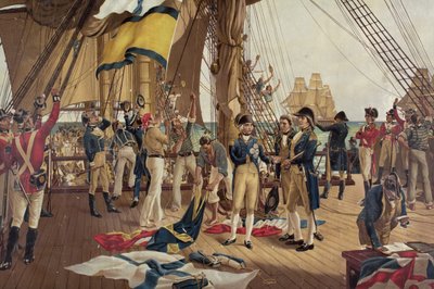 Dernier signal de Nelson à Trafalgar - Thomas Davidson