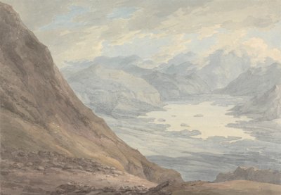 Vue depuis Skiddaw sur Derwentwater - Thomas Hearne