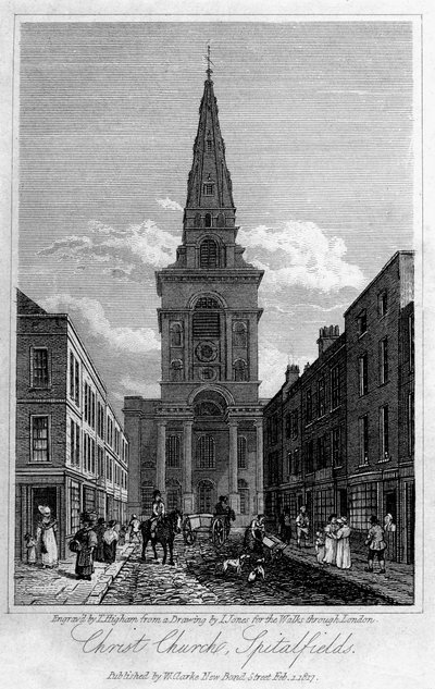 Christ Church, Spitalfields, Londres, 1817 - Thomas Higham