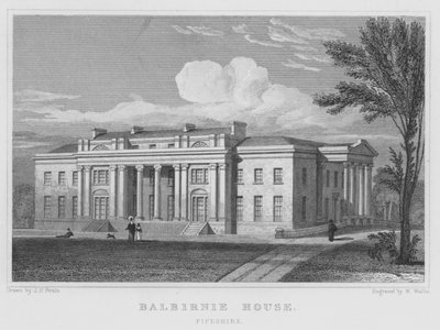 Balbirnie House, Fifeshire - Thomas Hosmer Shepherd