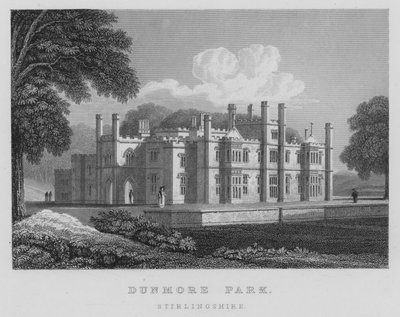 Parc Dunmore, Stirlingshire (gravure) - Thomas Hosmer Shepherd