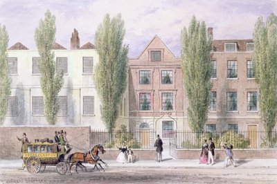 Maison de Fisher, Lower Street, Islington, 1838 - Thomas Hosmer Shepherd