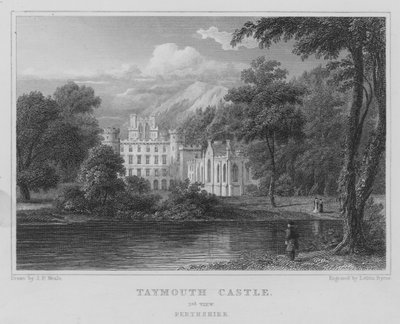 Taymouth Castle, 2ème Vue, Perthshire - Thomas Hosmer Shepherd