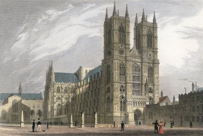 Abbaye de Westminster, façade ouest - Thomas Hosmer Shepherd