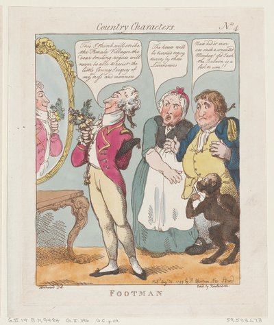 Laquais, 30 août 1799 - Thomas Rowlandson