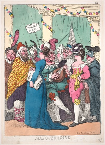 Mascarade, 30 août 1811 - Thomas Rowlandson