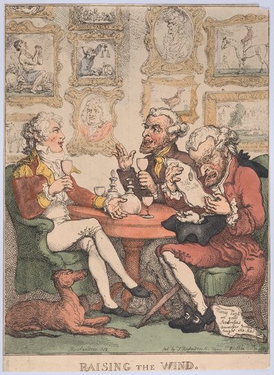 Lever le vent - Thomas Rowlandson