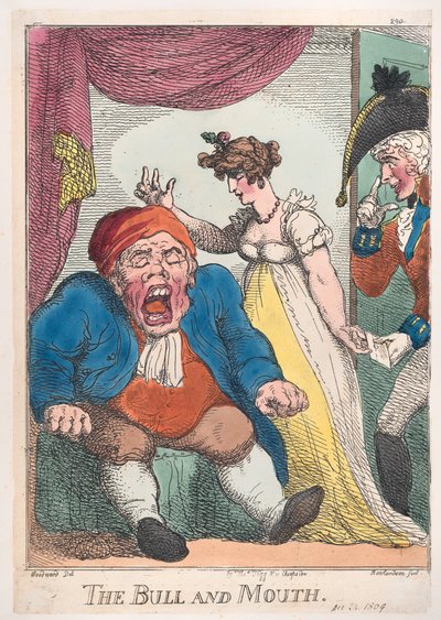 Le Bull and Mouth, 1808-09 - Thomas Rowlandson