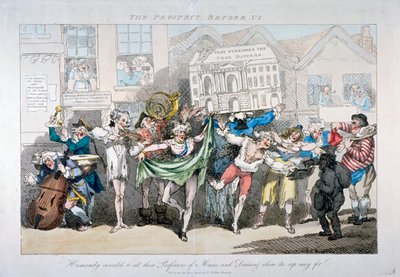 La Perspective devant nous, 1791 - Thomas Rowlandson