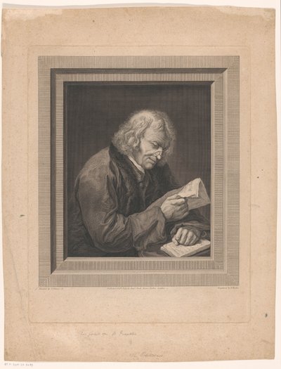 Portrait de Benjamin Franklin - Thomas Ryder (I)