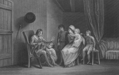 Christian exprime ses craintes à sa famille - Thomas Stothard