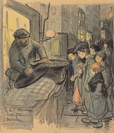 Vendeur de marrons - Théophile Alexandre Steinlen