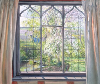 Fleurs de pommier contre saule, 1990 - Timothy Easton