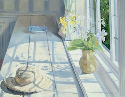 Lys et un chapeau de paille - Timothy Easton