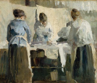 Femmes françaises repassant, 1889 - Torsten Wasastjerna