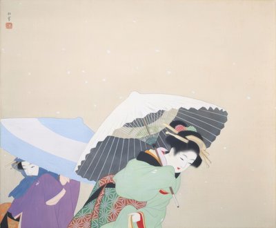 Gros flocons de neige - Uemura Shoen