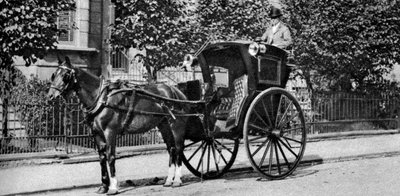 Un fiacre tiré par des chevaux, Londres, 1926-1927 - Unbekannt