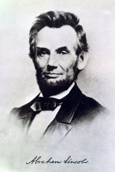 Abraham Lincoln, Président des États-Unis, vers 1865 - Unbekannt