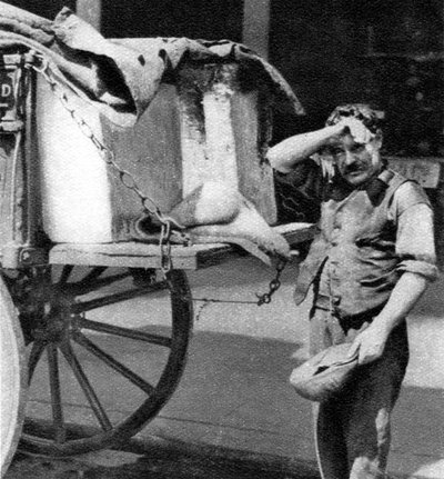 Un marchand de glace avec son chariot, Londres - Unbekannt