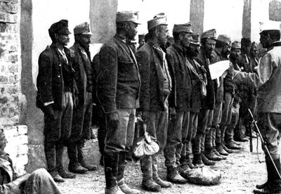 Les troupes autrichiennes se rendent sans tirer un coup de feu, 1914 - Unbekannt