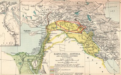 Babylone, Assyrie et pays adjacents, vers 1902, 1903 - Unbekannt