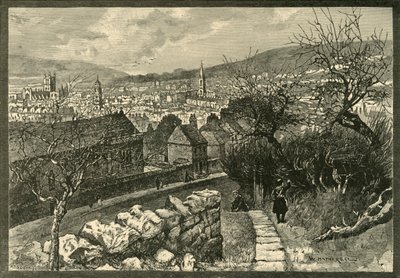 Bath, depuis Beechen Cliff, 1898 - Unbekannt