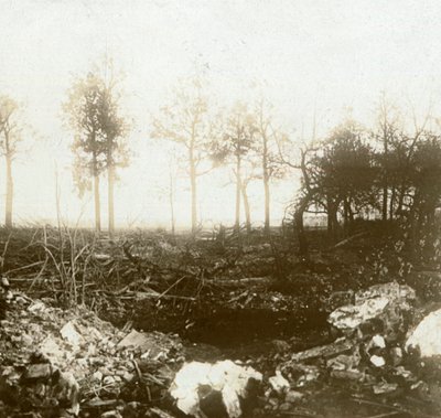 Champ de bataille, Roeselare, Flandre, Belgique, vers 1914-1918 - Unbekannt