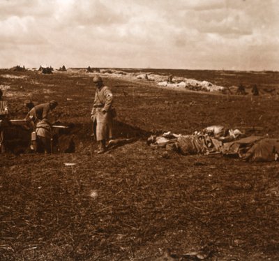 Camp de champ de bataille, Lihons, Nord de la France, vers 1914-1918 - Unbekannt