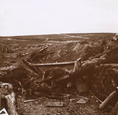 Batterie bombardée, Cléry, France, c1914-c1918 - Unbekannt