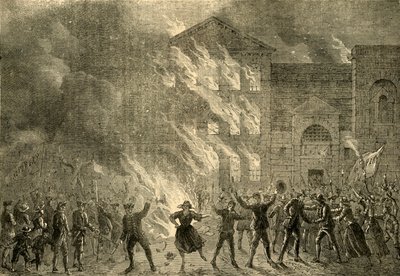 Incendie de Newgate, 1780, vers 1872 - Unbekannt