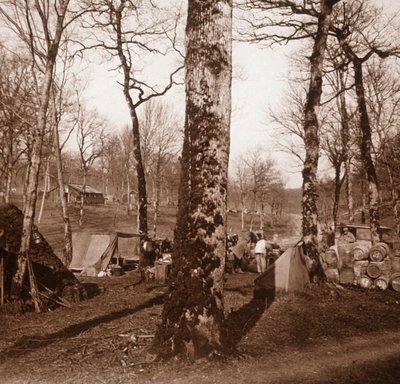 Camp, Genicourt, nord de la France, vers 1914-1918 - Unbekannt