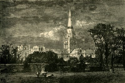 Cathédrale de Chichester, vue du sud, 1898 - Unbekannt