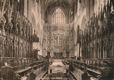 Chœur de la cathédrale de Winchester, Hampshire, début du 20e siècle - Unbekannt