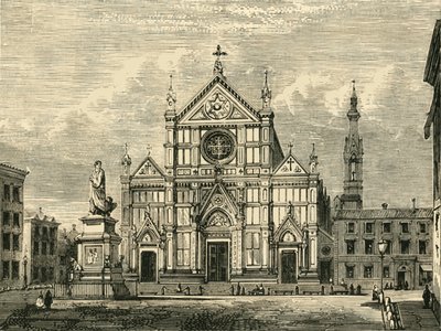 Église de Santa Croce, Florence, 1890 - Unbekannt