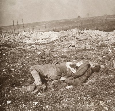 Soldat allemand mort, Verdun, nord de la France, vers 1914-1918 - Unbekannt