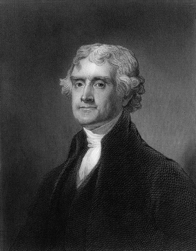 Gravure de Thomas Jefferson - Unbekannt