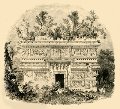 Façade du palais indigène au Yucatán, 1890 - Unbekannt